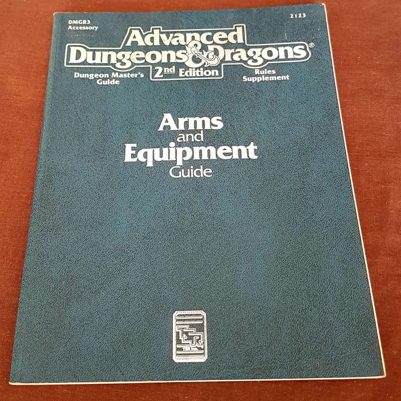 Arms and Equipment Guide Advanced Dungeons & Dragons