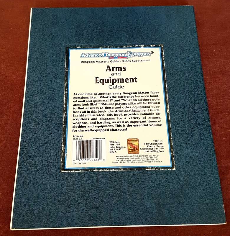 Arms and Equipment Guide Advanced Dungeons & Dragons