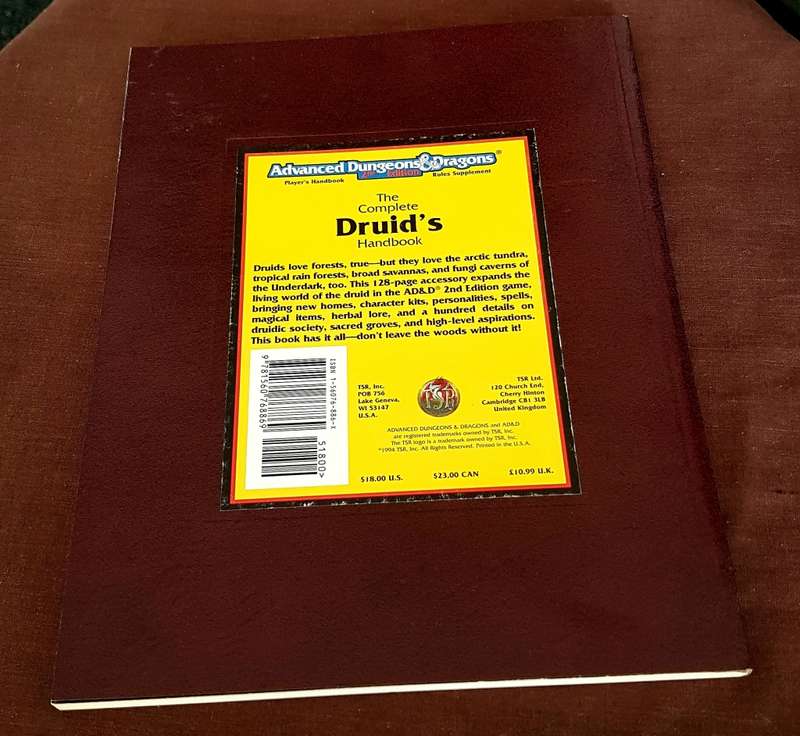 Advanced Dungeons & Dragons The Complete Druid`s Handbook