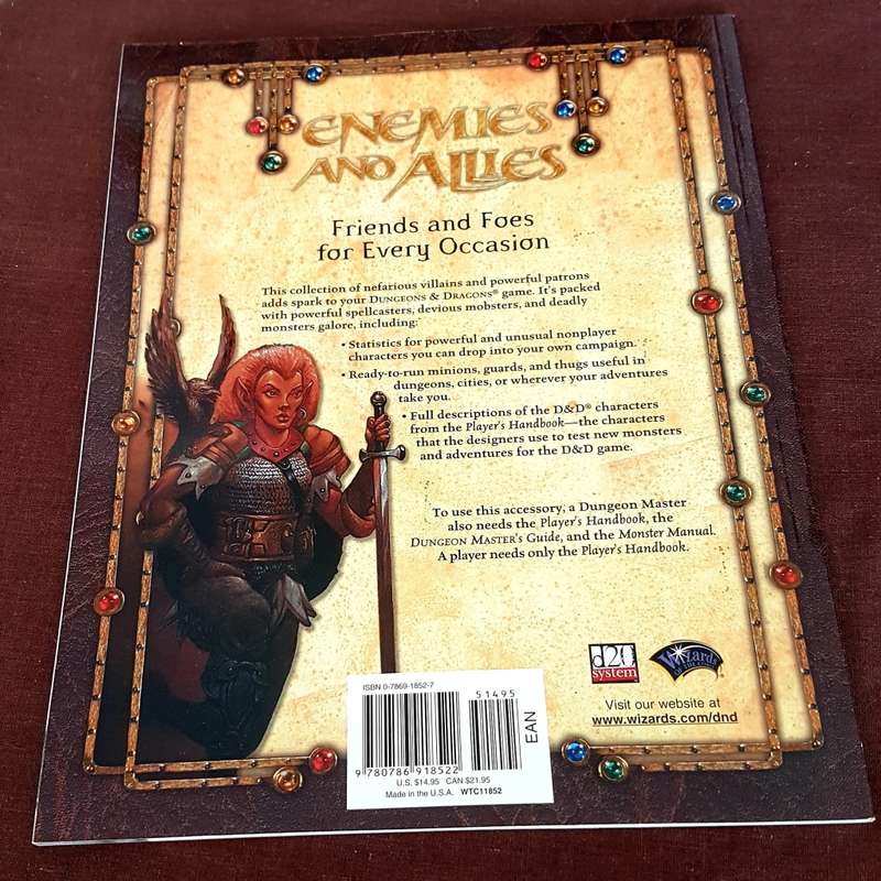Enemies and Allies Dungeons & Dragons