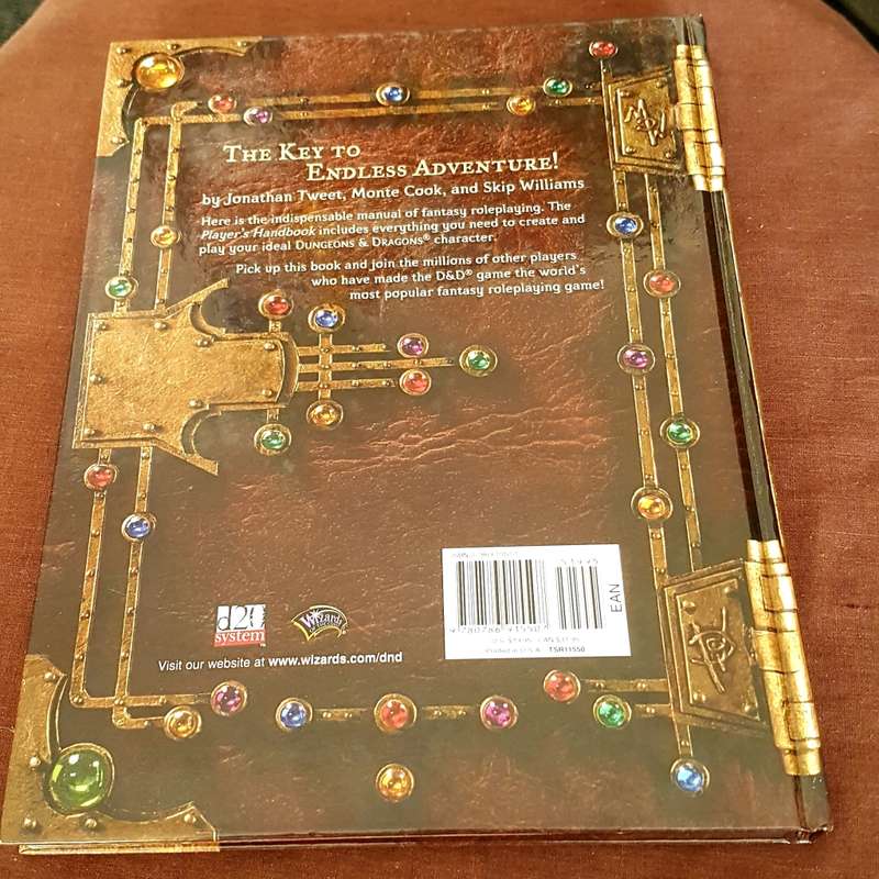 Dungeons & Dragons Player`s Handbook Core Rulebook 1
