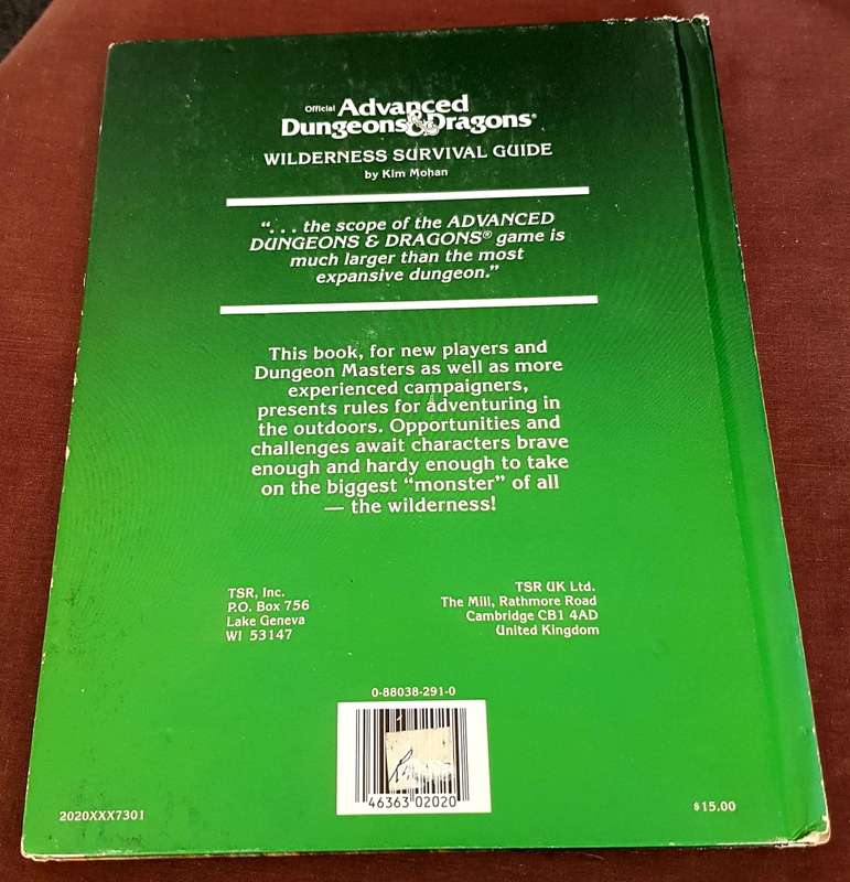 Advanced Dungeons & Dragons Wilderness Survival Guide