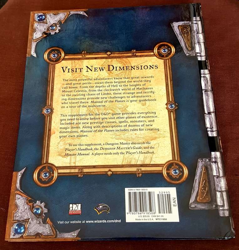 Dungeons & Dragons Manual Of The Planes
