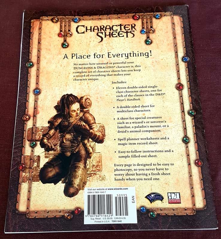 Dungeons & Dragons - Character Sheets