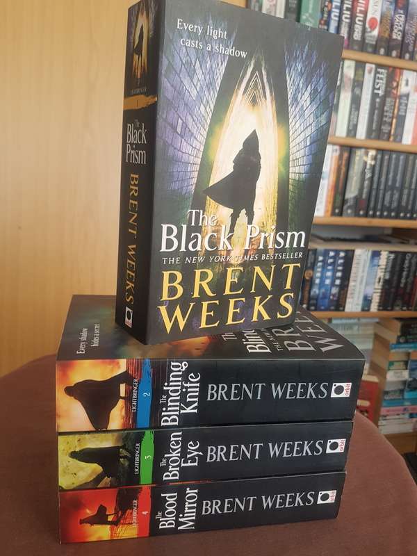 Lightbringer Series books 1 - 4 by Brent Weeks