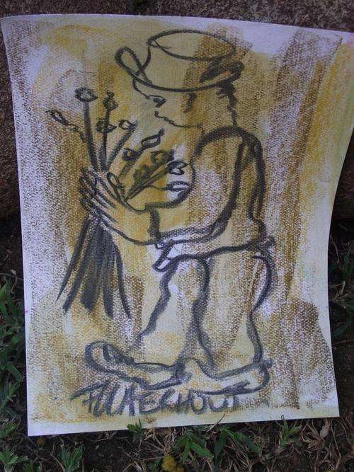 Claerhout original A4 mixed medium on Snap Friday auction All art authentic