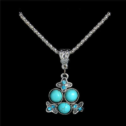AMAZING LONG TURQUOISE NECKLACE