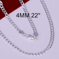 HOT SELLING 925 4MM 22 INCH SILVER PENDANT CHAIN