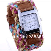 WOMENS WEAVED COSTUME WATCH