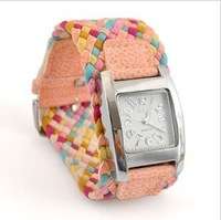 WOMENS WEAVED COSTUME WATCH