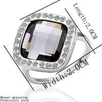 EXQUISITE PLATINUM PL WITH CZ DIAMOND ENVIROMENTHAL MICRO INSERTED  RING SIZE  6