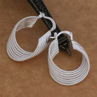 925 PL STERLING SILVER EAR RINGS