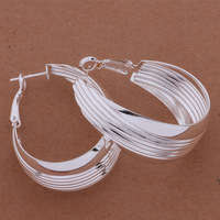 925 STERLING SILVER PL EAR RINGS!!!!!!