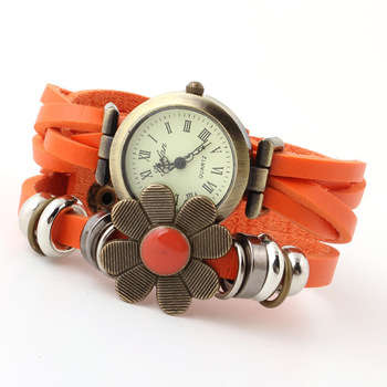 FASHION LEATHER  LADIES WATCH