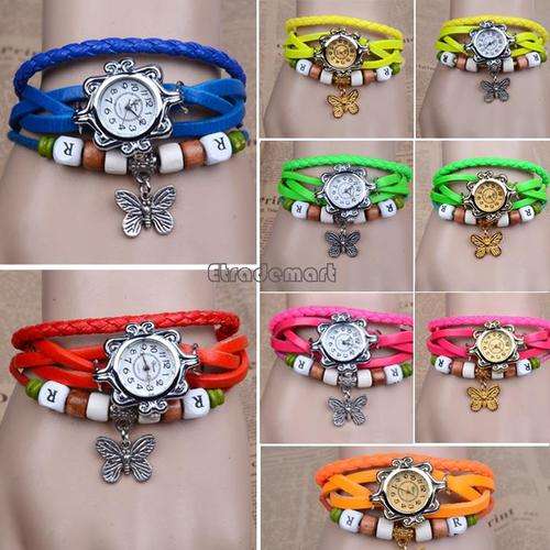 WOMENS WATCH, CHARMS MAY DIFFER ! COLOR IS( ORANGE) !!!!!!!!