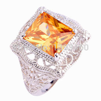 RETRO STYLE "UNISEX' PURPLE ORANGE RING SIZE 10