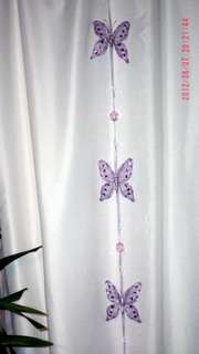 Princess Butterflies on ribbon  Windows, curtains and walls decor