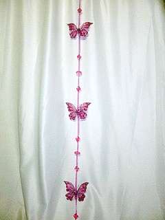Princess Butterflies on ribbon Windows, curtains and walls decor