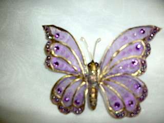 Princess Butterflies with clips (100 x 70 mm) curtains/lamps or wedding decor