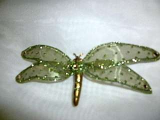 Dragonflies with clips (50 x 130mm) clip on curtains/lamps or wedding decor