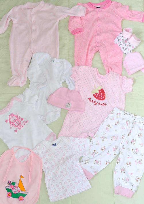 Pink Baby Clothing 0-3 months