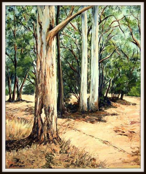 " Standing Proud and Tall "  Original signed acrylic by Reel Fincham