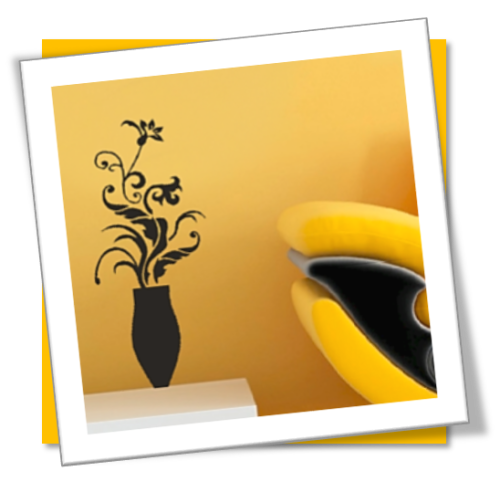 Vinyl Decals Wall Art Stickers - Abstract Vase