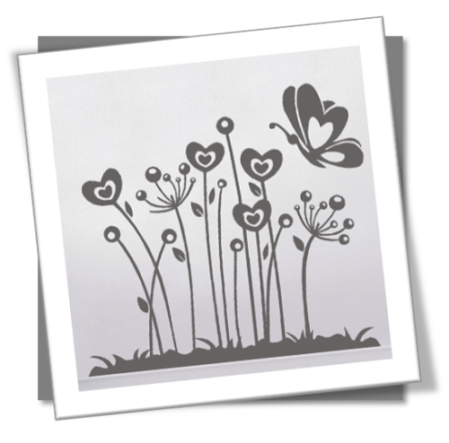 Vinyl Decals Wall Art Stickers - Love Garden