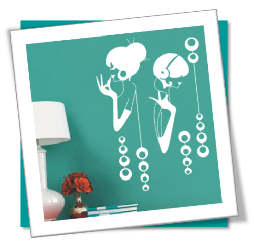 Vinyl Decals Wall Art Stickers - Classy Girls
