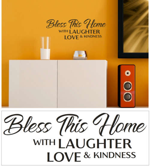 Vinyl Decals Wall Art Stickers - Bless This Home2