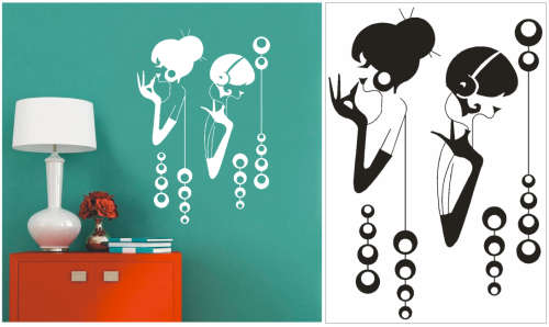 Vinyl Decals Wall Art Stickers - Classy Girls