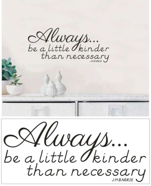 Vinyl Decals Wall Art Stickers - Be Kinder