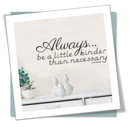 Vinyl Decals Wall Art Stickers - Be Kinder