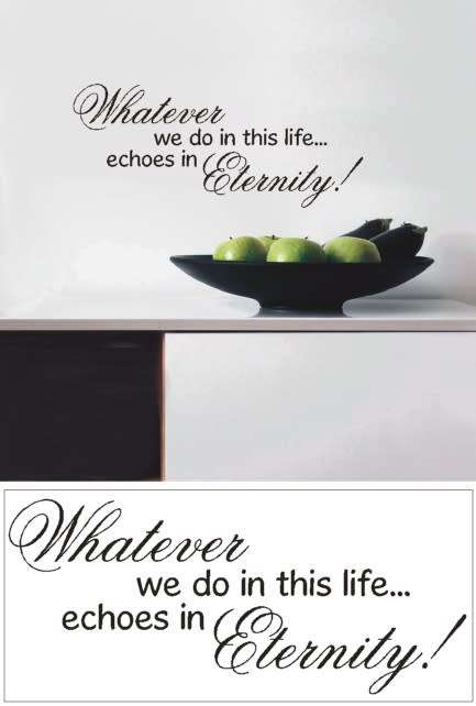 Vinyl Decals Wall Art Stickers - Eternity
