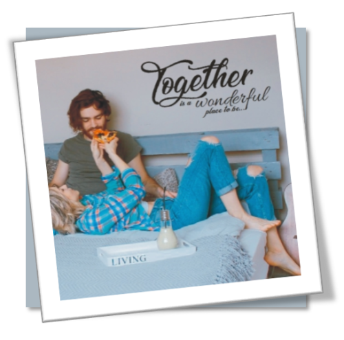 Vinyl Decals Wall Art Stickers - Together