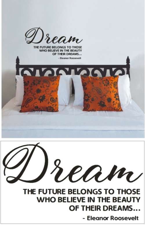 Vinyl Decals Wall Art Stickers - Dream Future 2