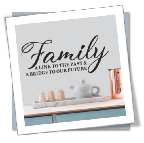 Vinyl Decals Wall Art Stickers - Family Link
