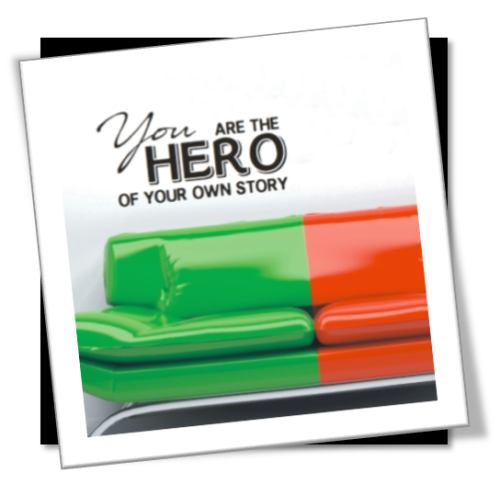 Vinyl Decals Wall Art Stickers - Hero of Your Own Story