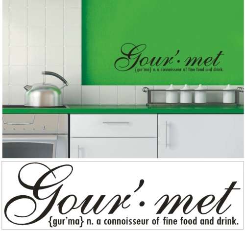 Vinyl Decals Wall Art Stickers - Gourmet