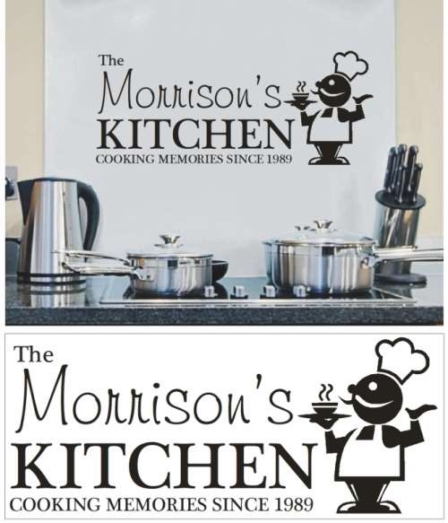 Vinyl Decals Wall Art Stickers - Kitchen Memories