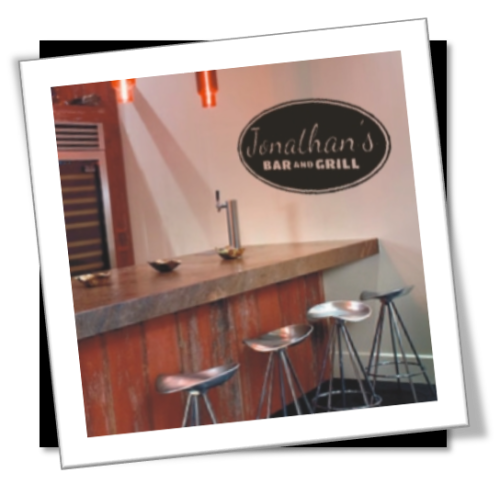 Vinyl Decals Wall Art Stickers - Personalised Bar & Grill