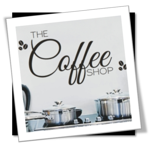 Vinyl Decals Wall Art Stickers - Coffee Shop