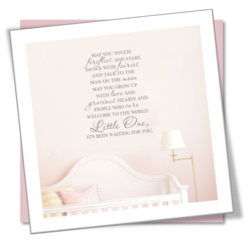 Vinyl Decals Wall Art Stickers - Little One