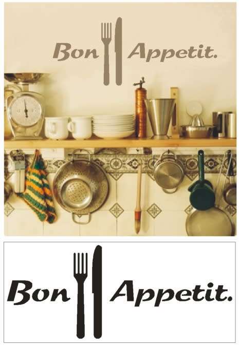 Vinyl Decals Wall Art Stickers - Bon Appetit