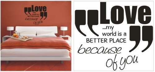 Vinyl Decals Wall Art Stickers - Better Place
