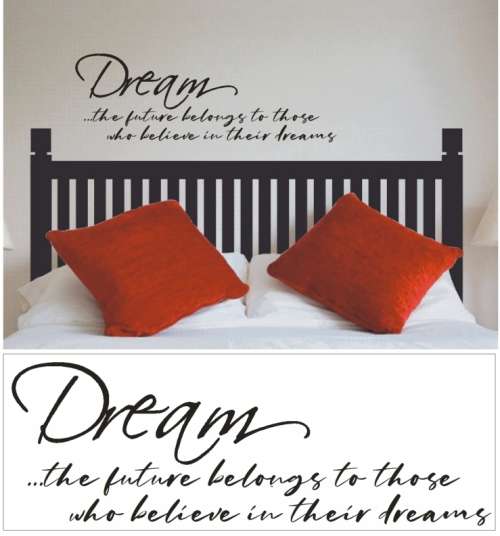 Vinyl Decals Wall Art Stickers - Dream Future 1