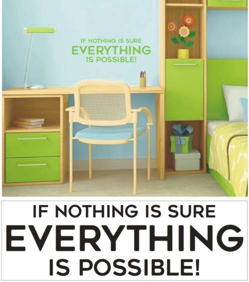 Vinyl Decals Wall Art Stickers - Everything Possible