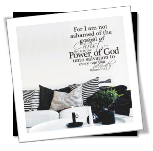 Vinyl Decals Wall Art Stickers - Power of God