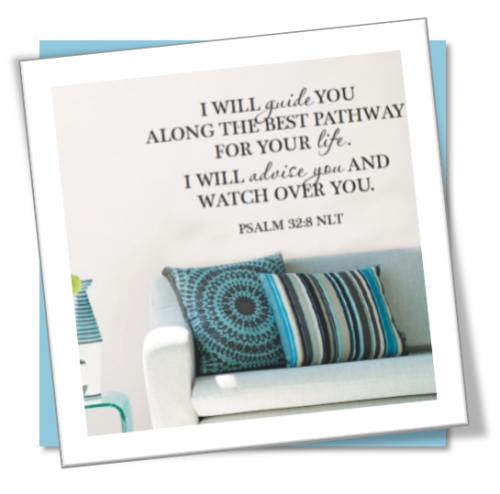 Vinyl Decals Wall Art Stickers - Watch Over You