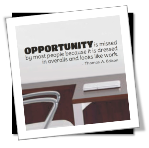 Vinyl Decals Wall Art Stickers - Opportunity